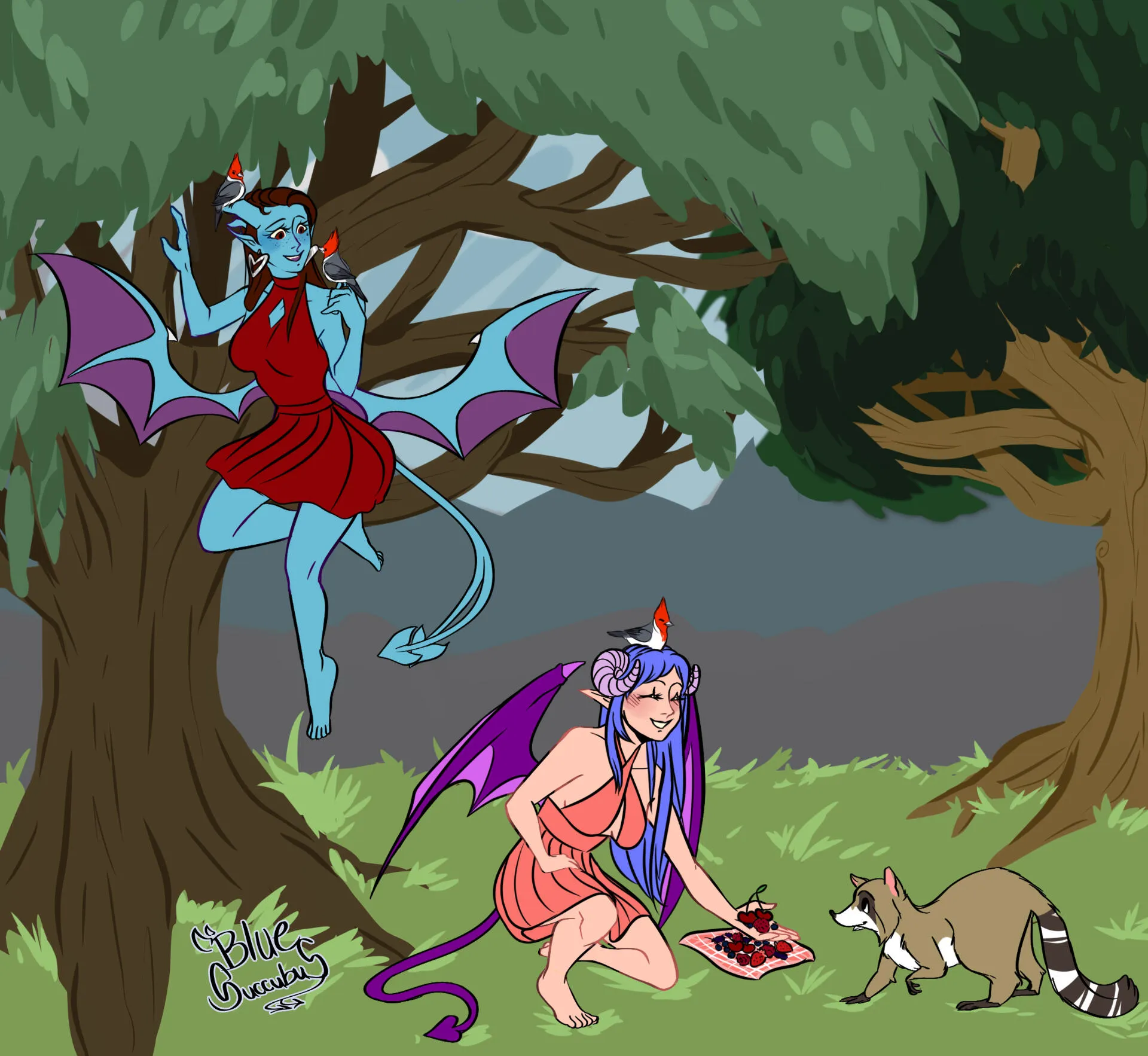 Forest walk with Lucyferum